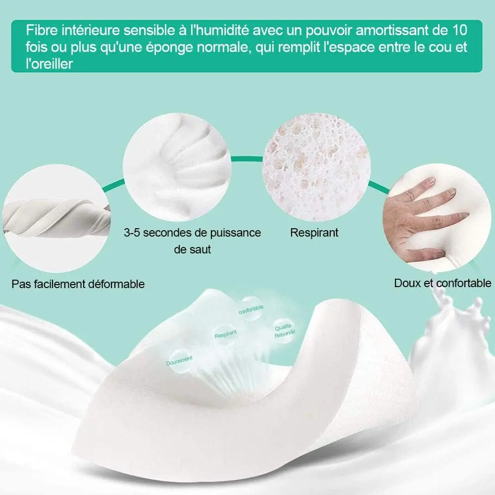 New 100% Natural Latex Pillow with Bamboo Fabric Cover memory foam pillows