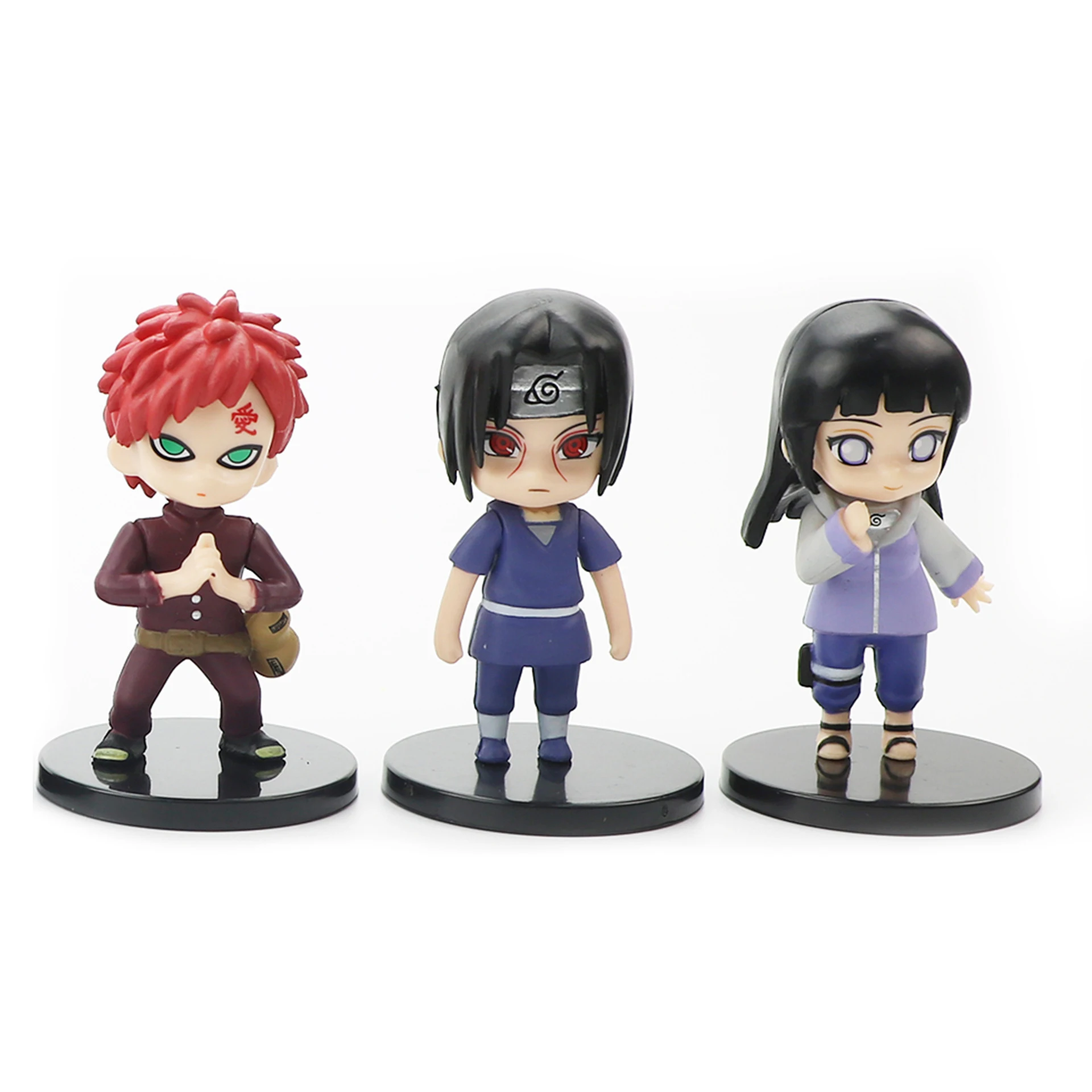 12 PCS/SET NARUTOS Figure Set Cartoon Sasuke Sakura Collection Model Toys Mini PVC Anime Action Toy Figures for Gifts