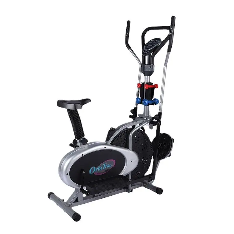 Multi Function Home Fitness Equipment Walker Stepper Exercise Bike Elliptical Cross Trainer Black Unisex Elliptical Machine