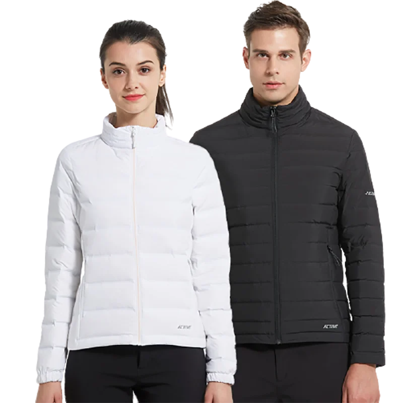 
Winter Zipper Style Fashion Wholesale Quality Light Duck Down Hiking Ski Down Jacket 