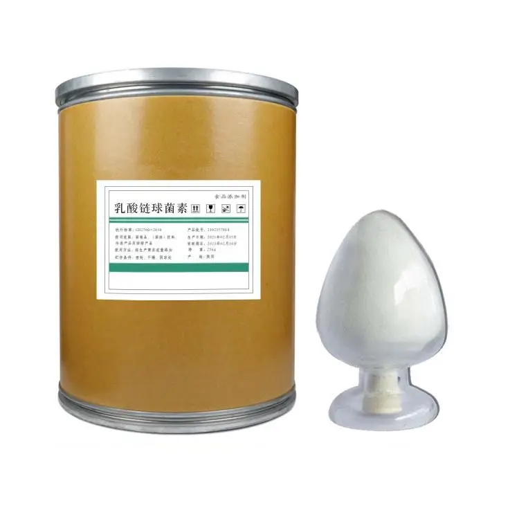 From stock supply of lactostreptococcin raw powder food grade preservative preservative meat products