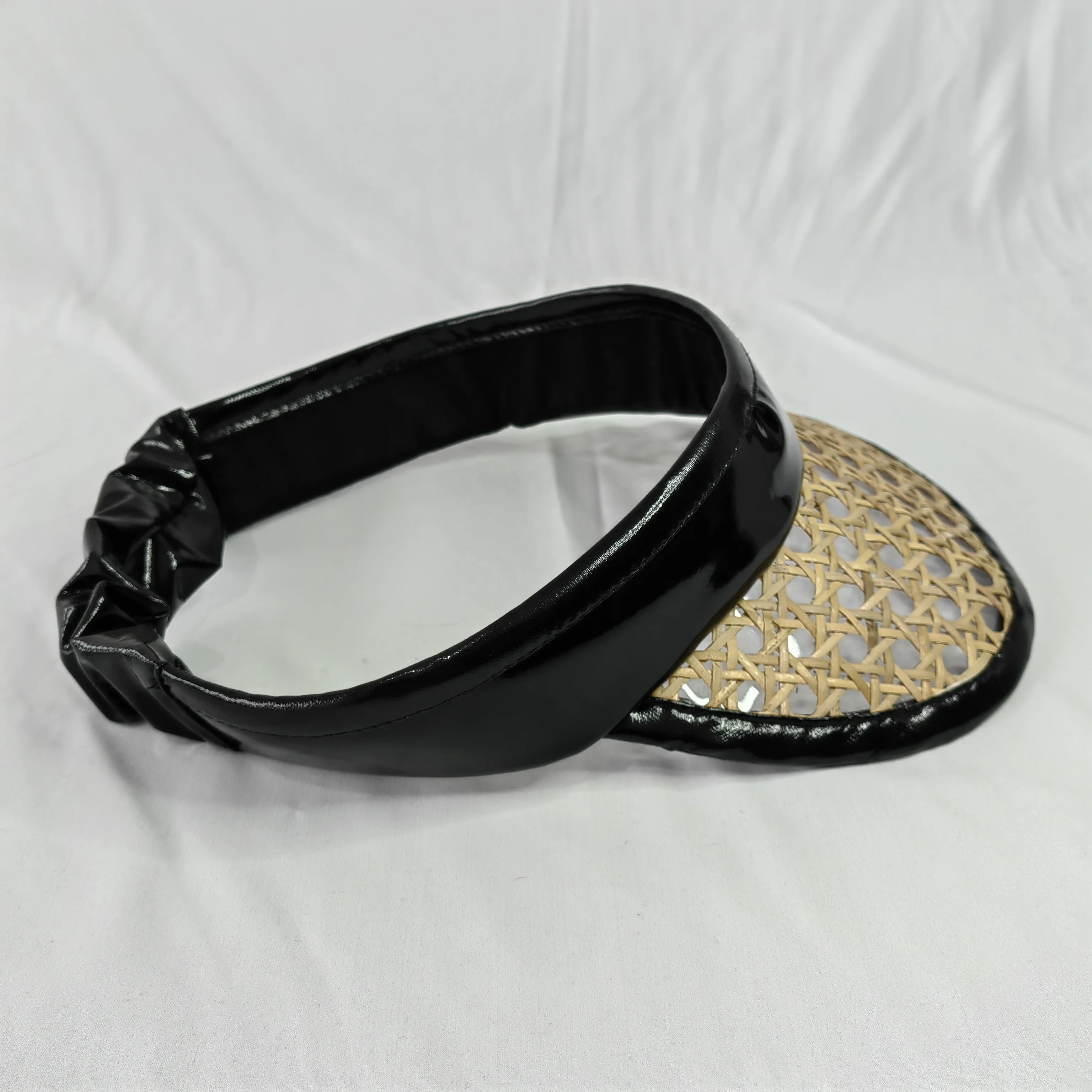 Korean fashion trend Bamboo fashion sports hat A large brim a hat