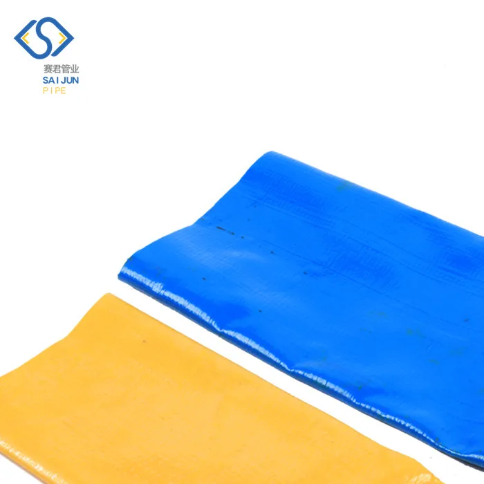 Middle pressure 4inch PVC Water Irrigation Discharge layflat Hose for Sprinkler