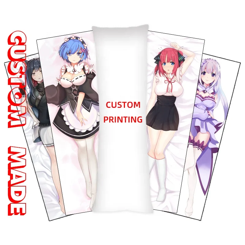 Japanese Anime Hug Otaku Body Pillow Anime Girls Dakimakura Pillow Case Custom Design Naked Sexy Bedroom Christmas Halloween