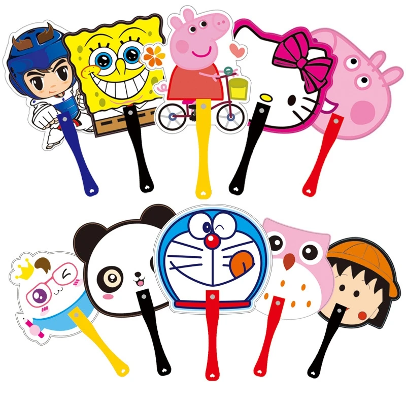 
Advertising fan PVC fan can print company information 