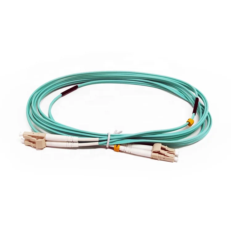 Carrier grade multimode dual core 10Gigabit pigtail om3 patch cord optical