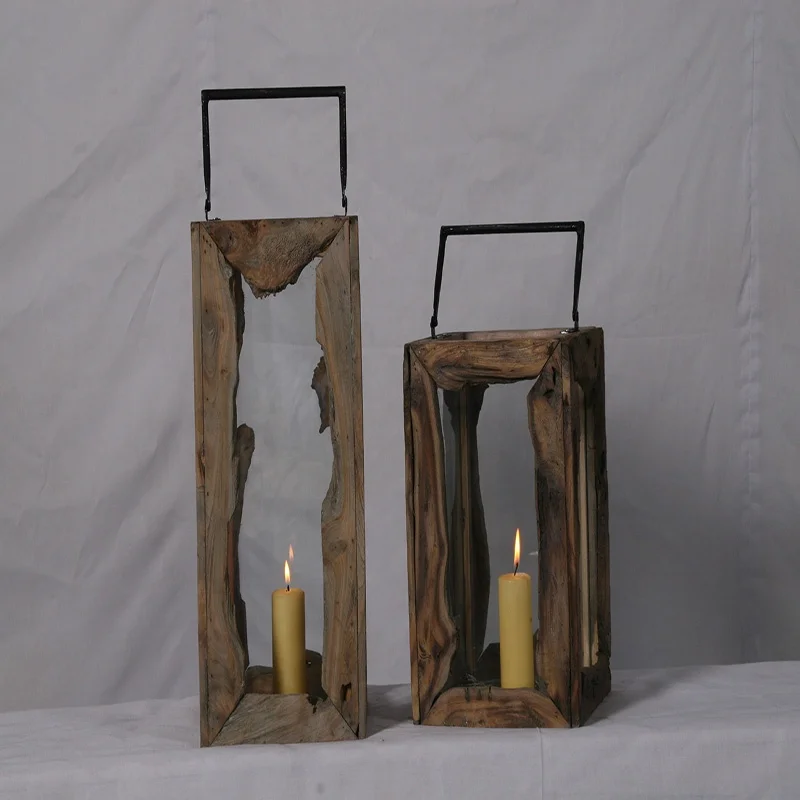 Деревянный подсвечник 7 tealight в новом