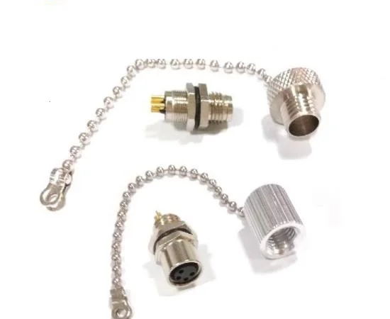 Waterproof IP67/IP68 Male Pcb Panel Mount M8 Right Angle Ethernet 8 pin Connector