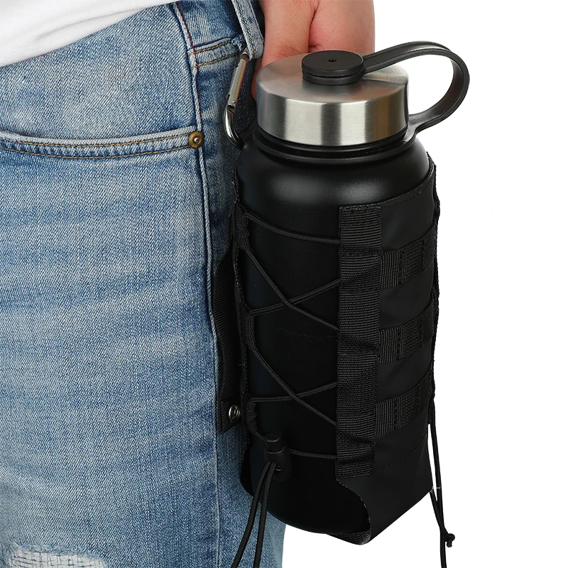 Сумка для бутылок с водой Everich для скалолазания, портативная Спортивная уличная Сумочка с замком и широким горлом, сумка для аксессуаров