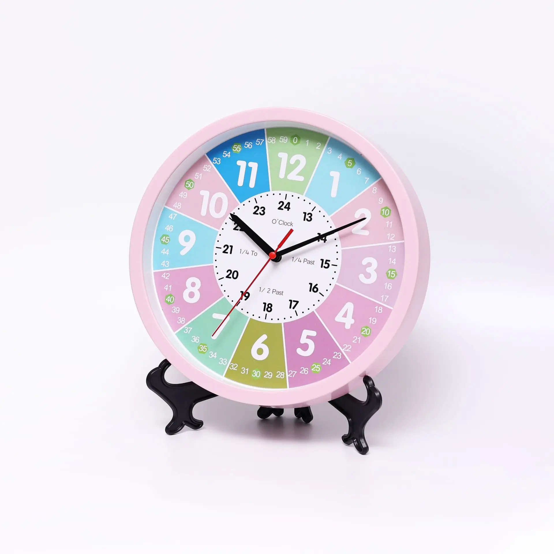 Кронштейн для настенных часов, подходит для круглого настенного шкафа 8 дюймов 10 дюймов 12 дюймов 14 дюймов, рабочего стола, 1 шт.