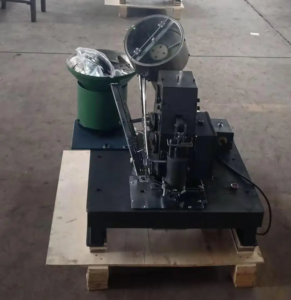 full auto mesh fabric tarpaulin eyelet rivet machine