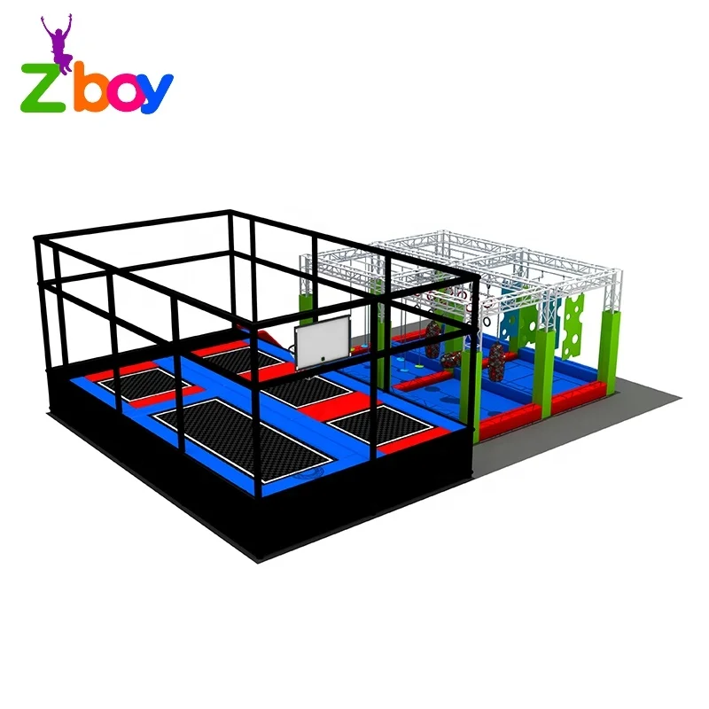 
Cheap small kids adult indoor trampoline jumping elastic bed trampoline park for sale 