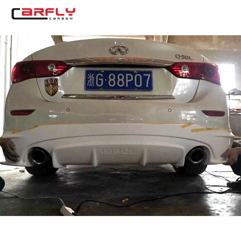 New arrival carbon fiber fiberglass front bumper for Infiniti Q50 body kits 2014 up