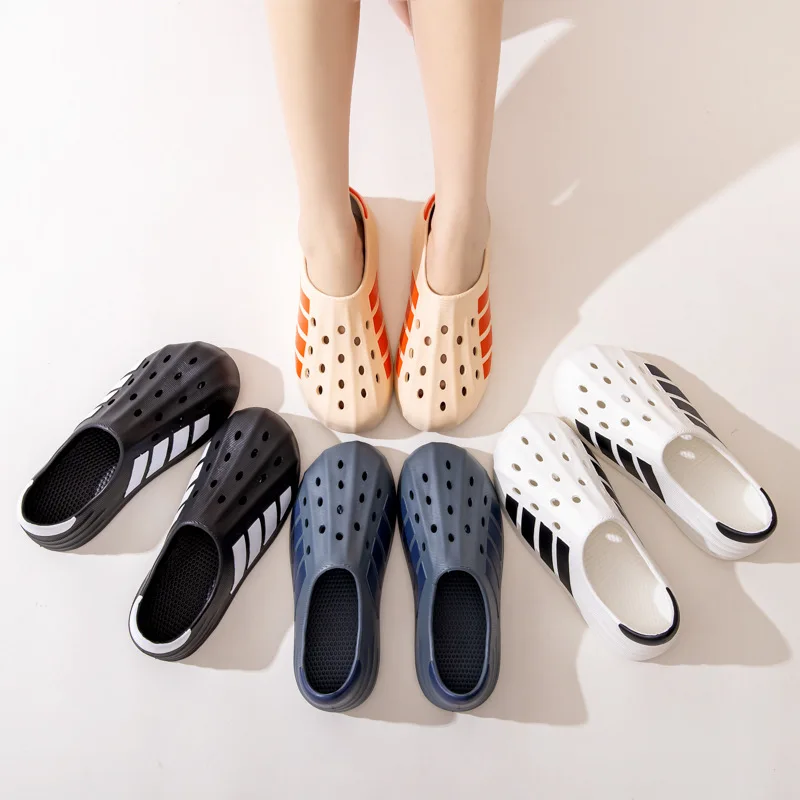 Four Bars 2023 fashion New Style Beach Eva Garden Shoes and Muller clogs Slide Foam Runners Men Women  children Garden shoes