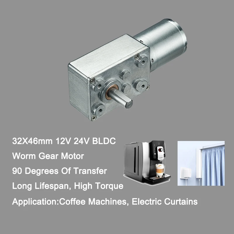 Micro high torque dc worm gear motor 12 volt 24v brushless dc motor