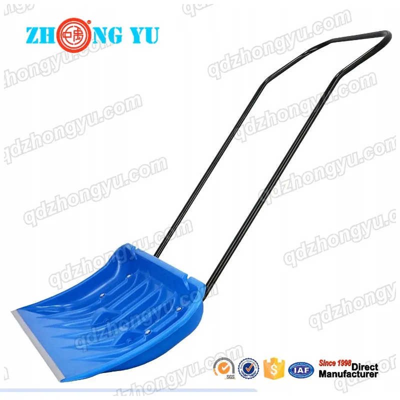 Snow Removal Scoop Lightweight and Efficient Snow Pusher Shovel with Wheels for Industrial Home Use