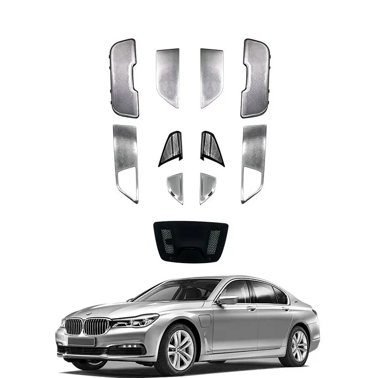 64 цветных светодиодных колонок для BMW новая 7 серия G11 G12 автомобильный твитер среднего диапазона Hi-Fi музыкальный стереофонический звуковой сигнал