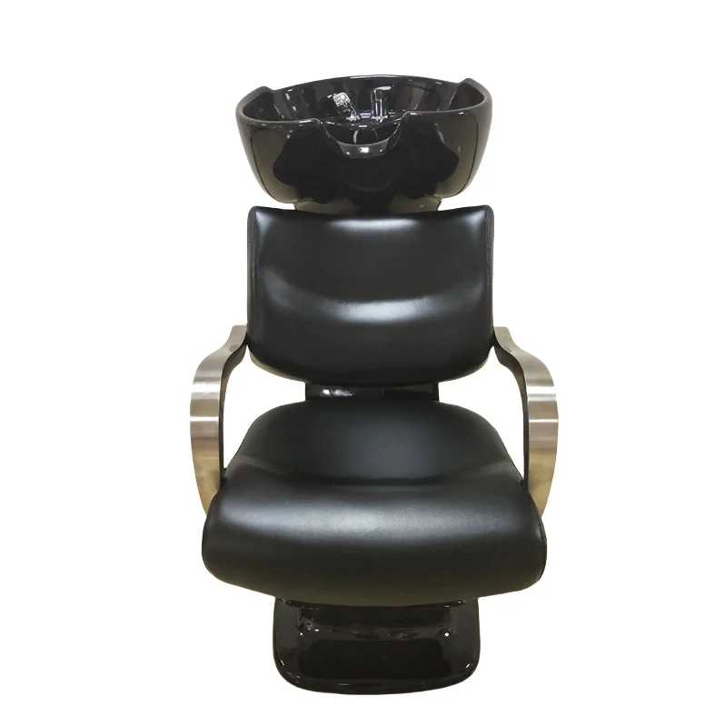Лидер продаж салонная мебель Современная раковина для волос кожаный салонный стул шампуня
