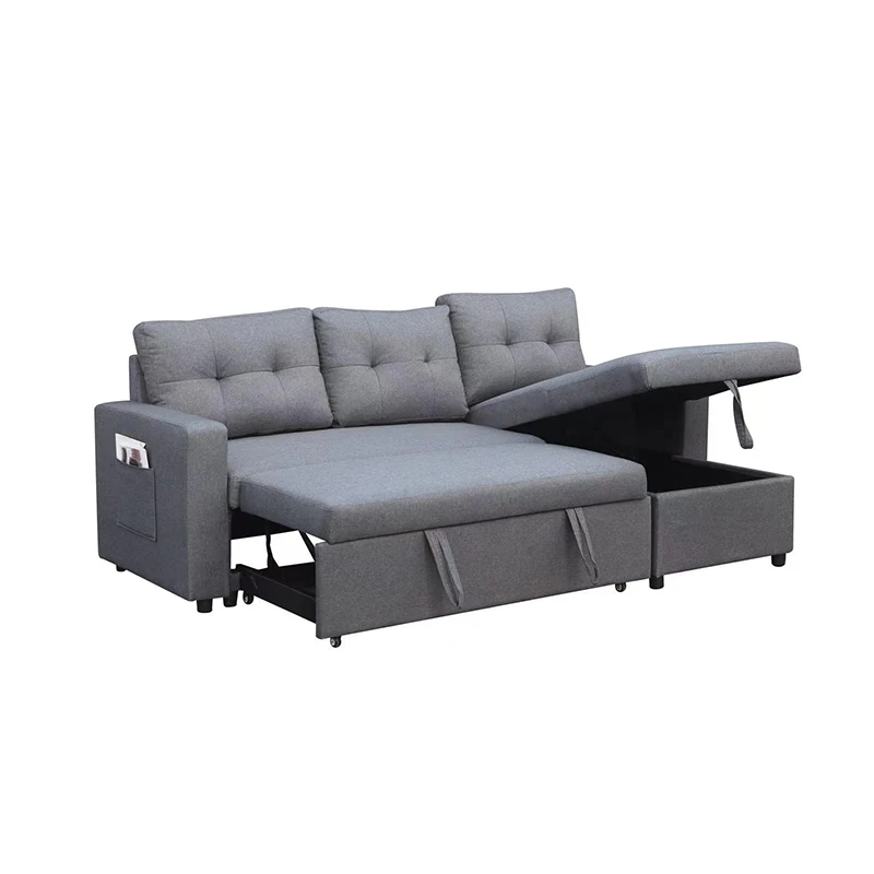 Hot Sell Modern Simple Sofa Bed Living Room Furniture Sofa Come Bed With Storage Place Sofa Bed