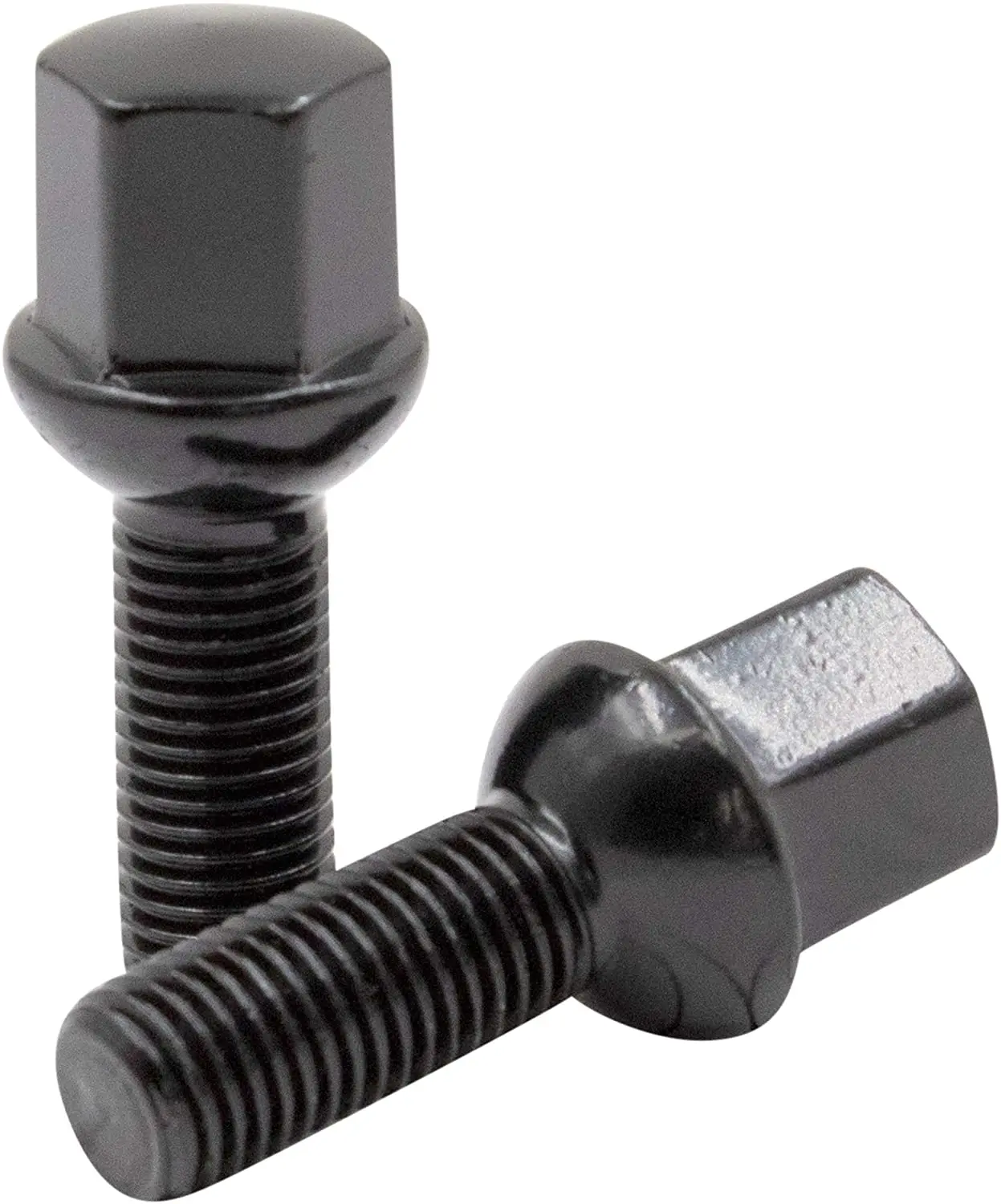 20pc Extended 14x1.5 Black Lug Bolts | 33mm / 35mm Shank bolt| Ball Radius Seat wheel lug bolt