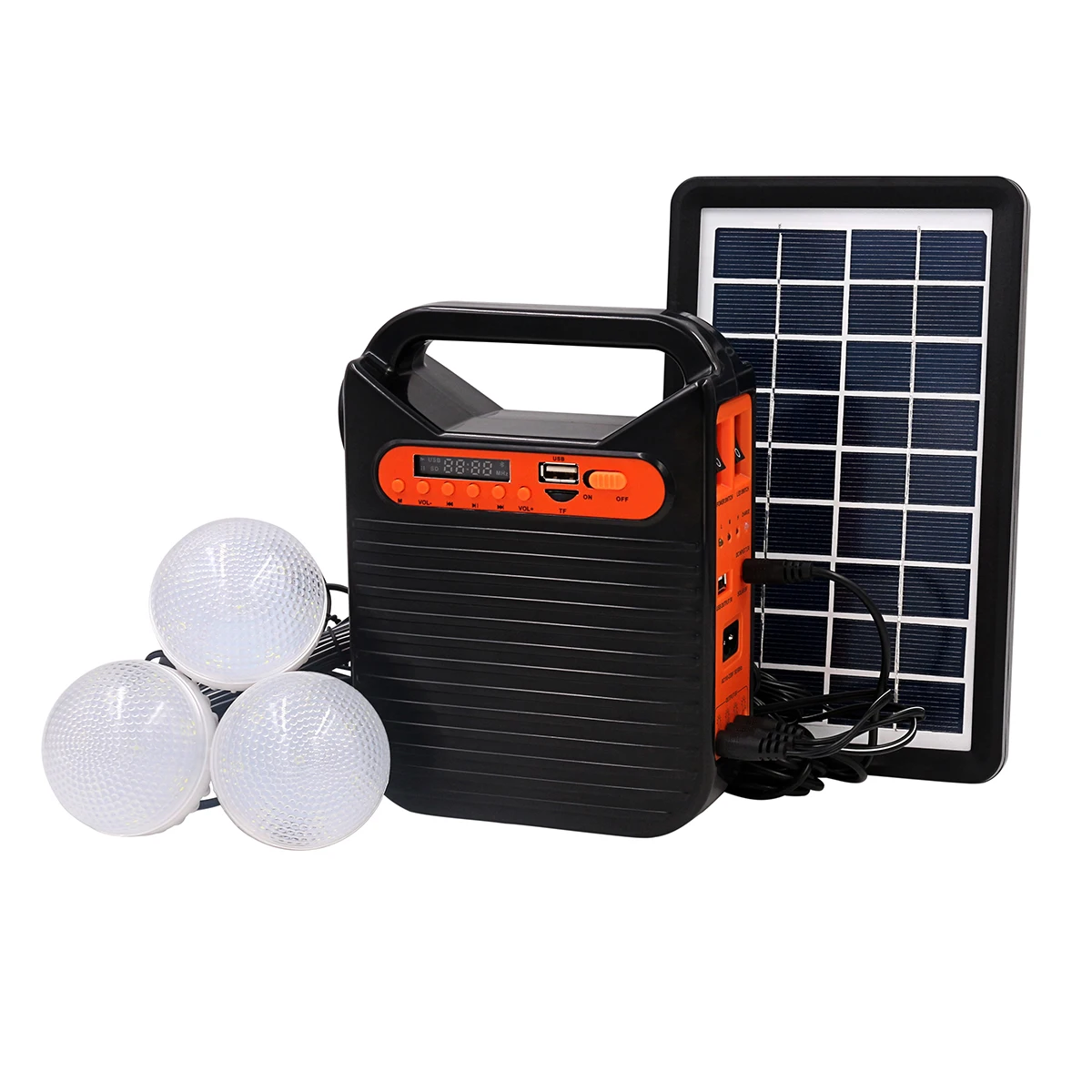 Hot selling EP-391 Portable solar lighting system emergency solar energy system with wireless speaker radio function