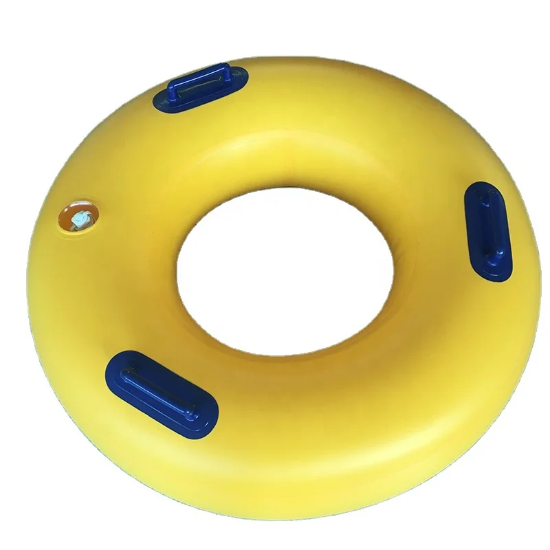 Durable PVC inflatable river tube with handles