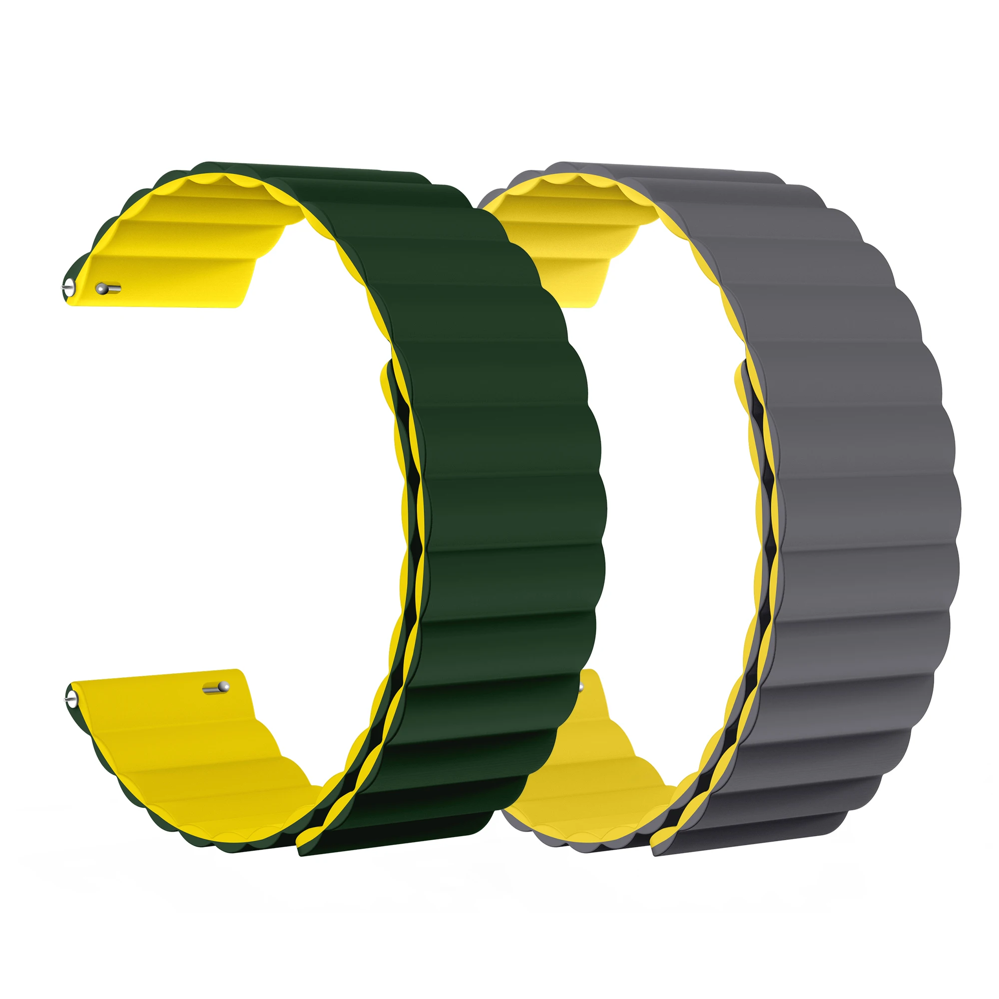 RYB Buy 200 sets get 1 coupon Silicone Magnetic Adjustable Loop Strap for iWatch Ultra 2 Ultra Series 9 8 7 SE 6 5 4 3 2 1