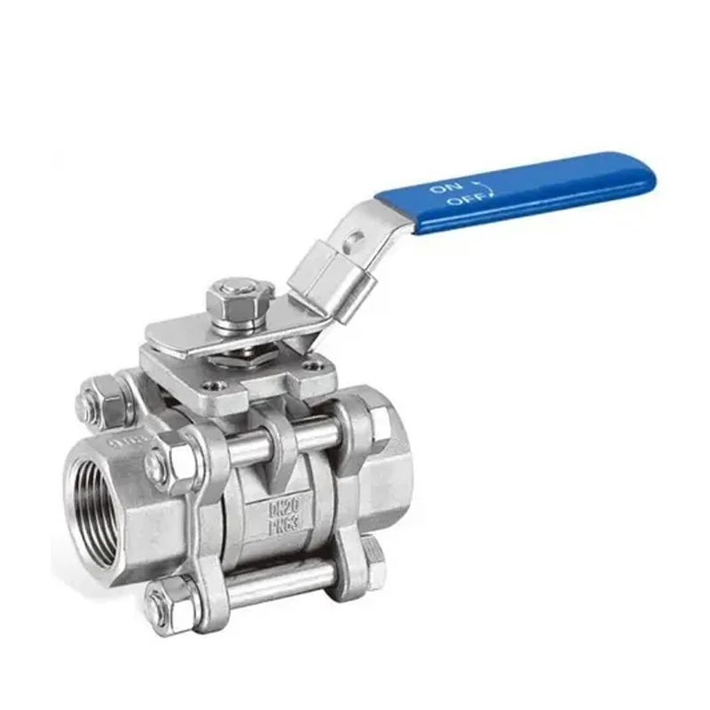 CF8M/SS304 Water Valve Two Way Valves 1000WOG 1/2 Inch Stainless Steel 2-pc Ball Valve With Female End NPT BSPT