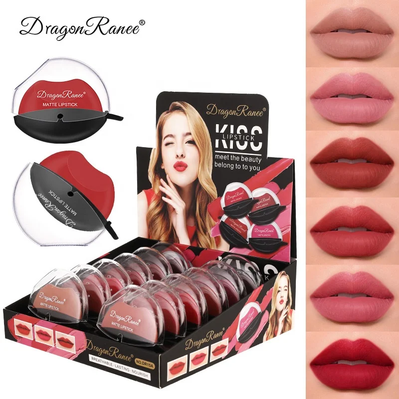 Wholesale Dragon Ranee Matte Lipstick Sip into Makeup Lazy Lip Lipstick not easy to Fade Waterproof Red Lipstick