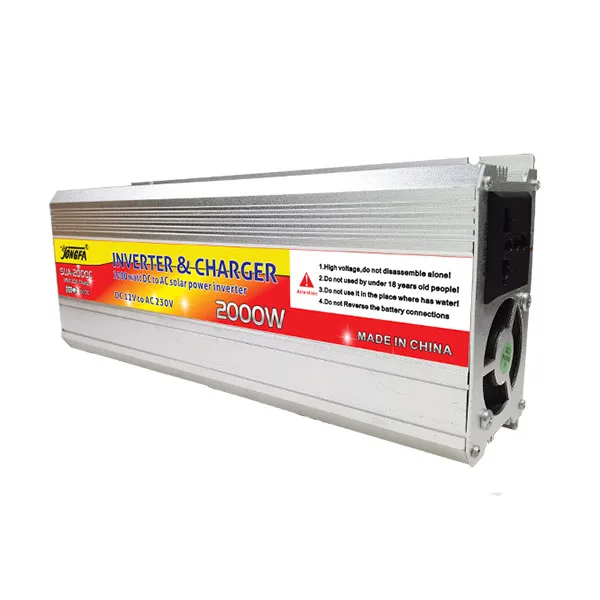 YongFa солнечный инвертор цена 2kw инвертор 12v 220 В Модифицированная синус волны инвертор с зарядным устройством и зарядным устройством SUA-2000C источник бесперебойного питания