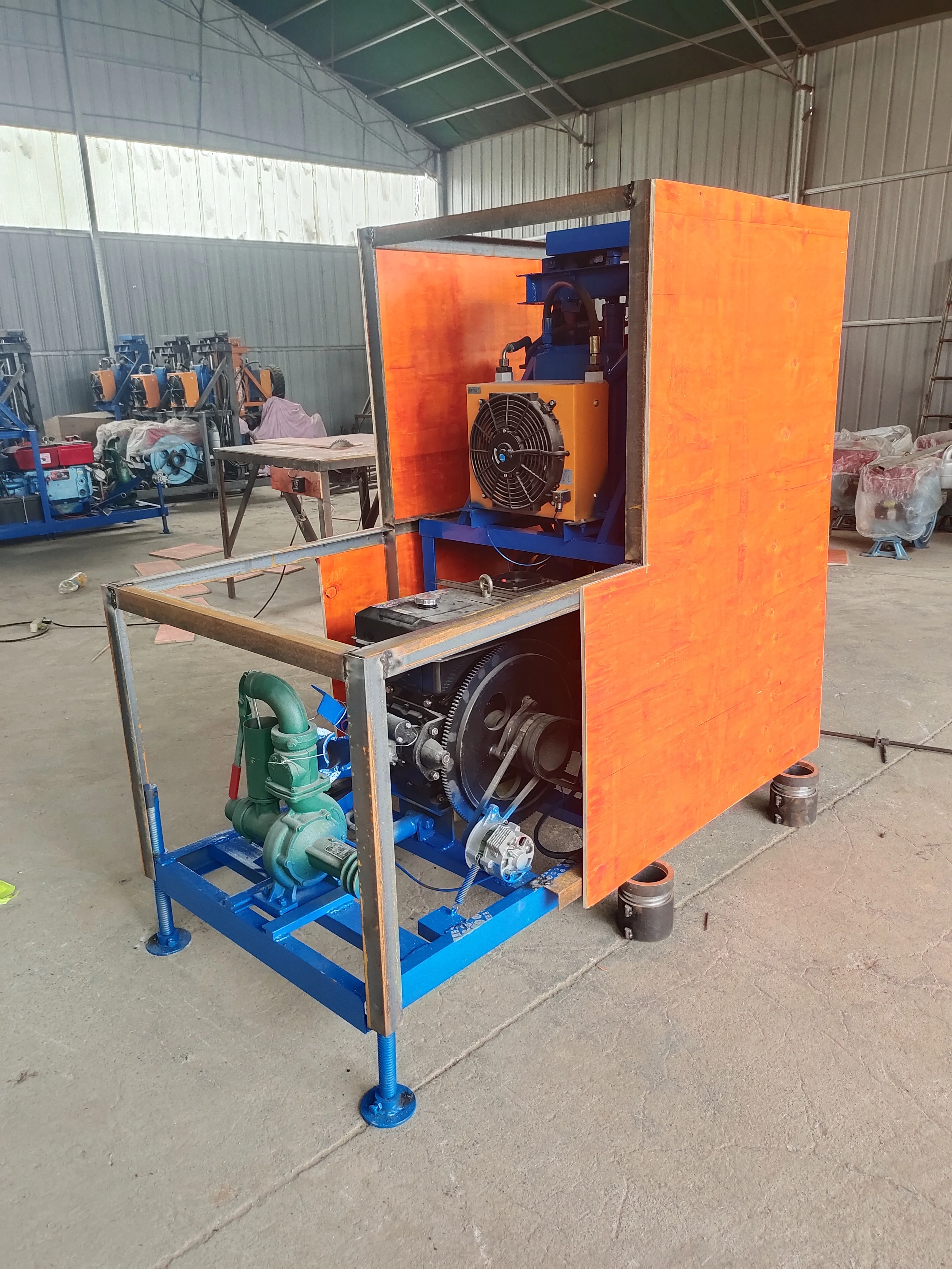 150 метровая установка для бурения дизельных водопроводных скважин/гидравлическая