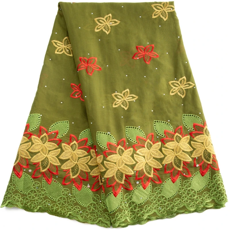 3545 Swiss Luxury Lace Fabric 2023 High Quality African Cotton Fabric Swiss Voile Lace In Switzerland 5 Yard for Nigerian Dress