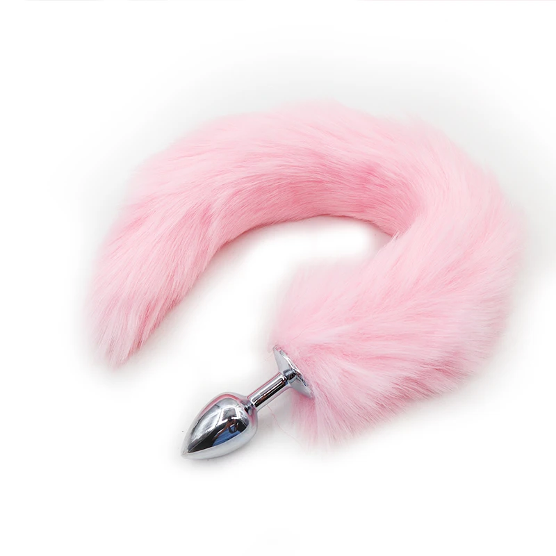 SM Dog Tail Anal Plug sexy Toys Metal Fake Fur Fox Butt Plug BDSM Flirt Anus Plug For Women Adult Games Product For Couples