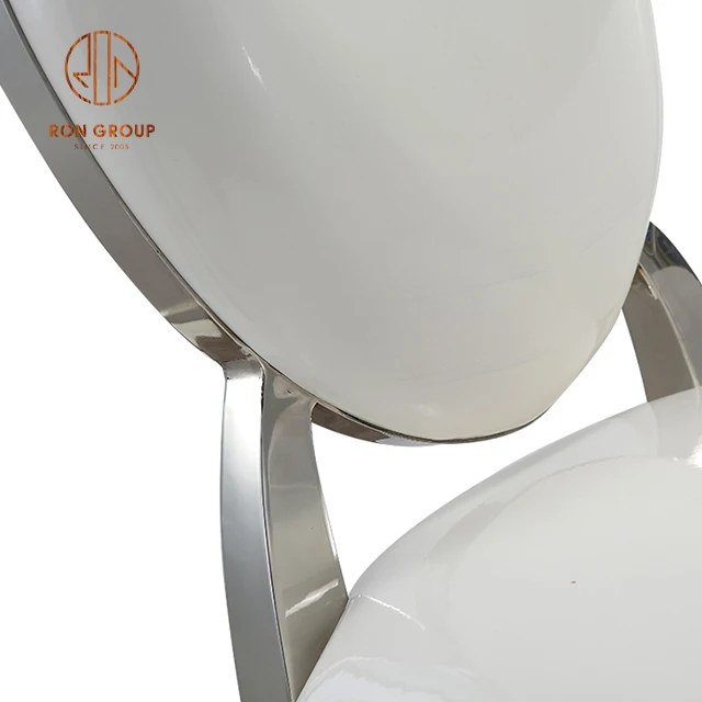 stainless steel white antique chiavari chair for wedding reception