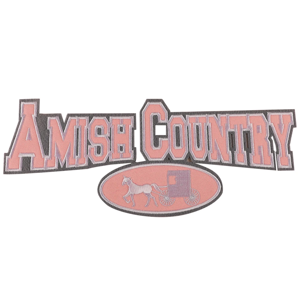 Custom applique embroidery patches twill fabric 1908 number shield patches for T shirt