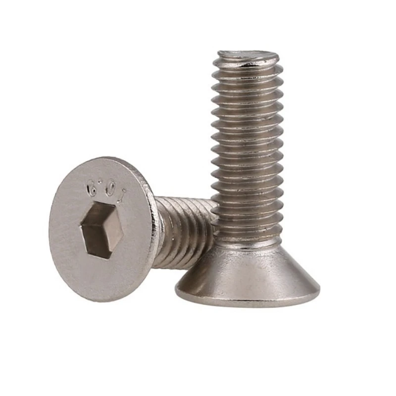 China good quality DIN912  Black Allen key bolt Flat head hex socket cap screws Countersunk bolts with 10.9 grade