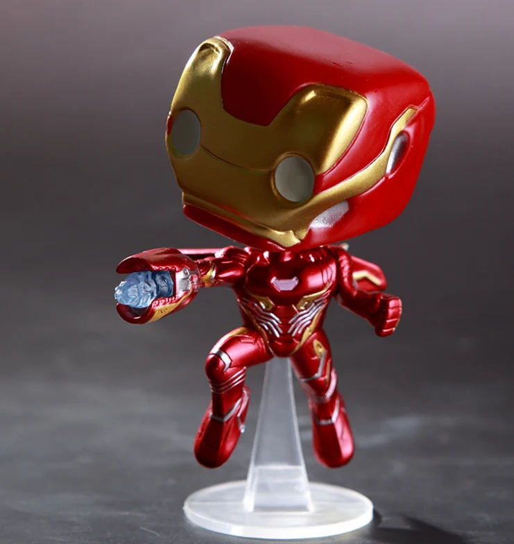 9 styles 10cm POP Tide Brand Funko Tony Marvel Iron PVC Vinyl Action Figure With Boxed