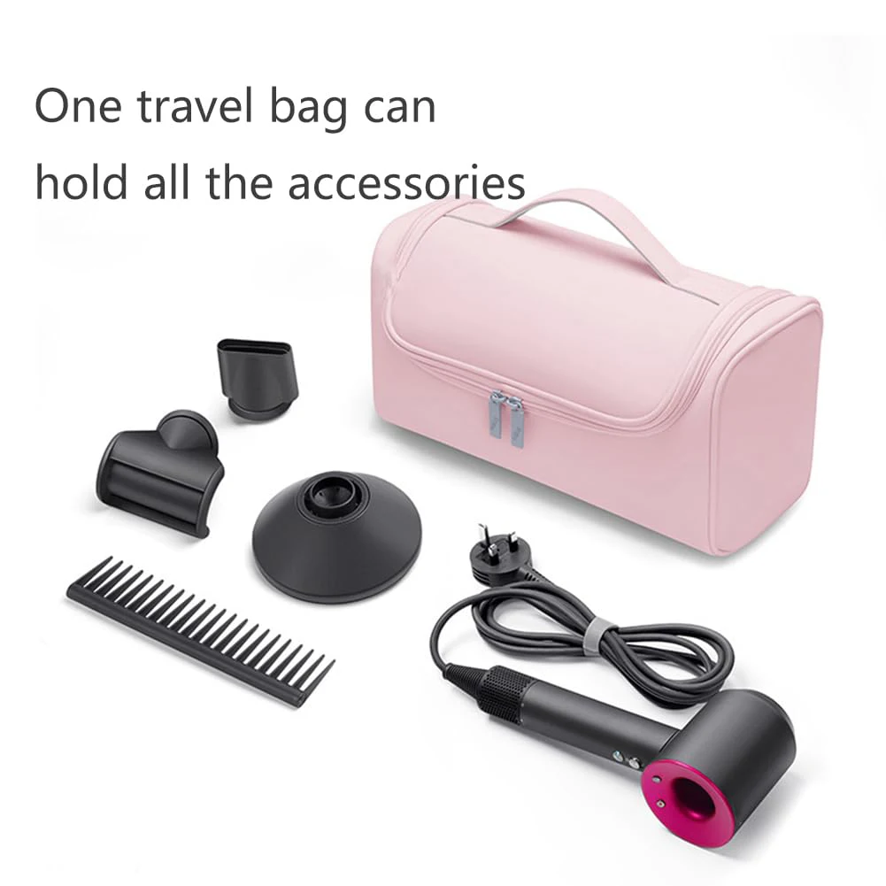 Private Label Waterproof Organizer Bags Portable Hairdryer Storage Bag Hair Dryer Travel Case Carrying Cases with Hanging Hook
