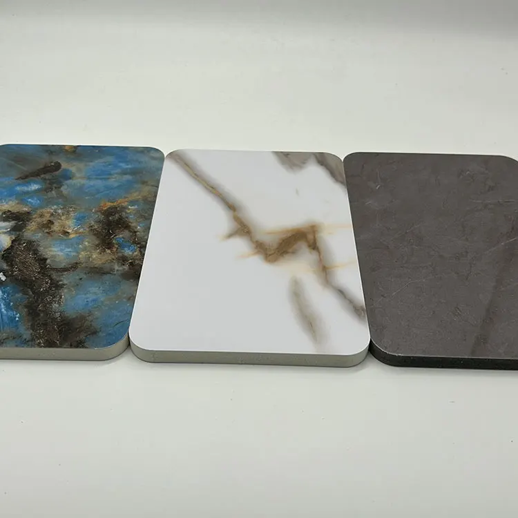 Carbon Rock / Carbon Crystal Marble Board Bamboo Charcoal Fiber Wood Veneer Wall Panel