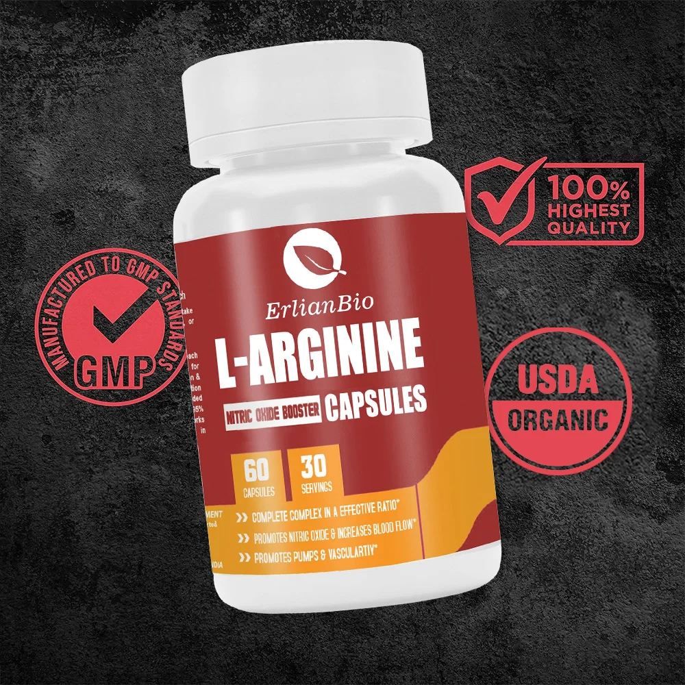 Arginine Sports Supplements Maintain Acid-base Balance and Improve Body Function L-Arginine Capsules