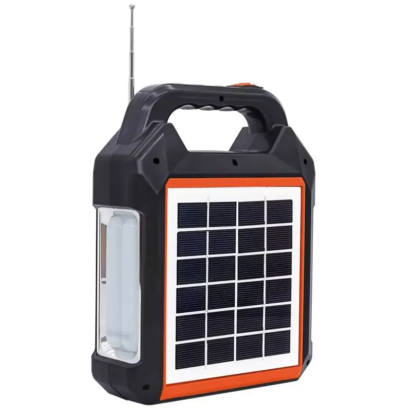 solar lighting system speaker fan with Wireless speaker TF USB FM Radio
