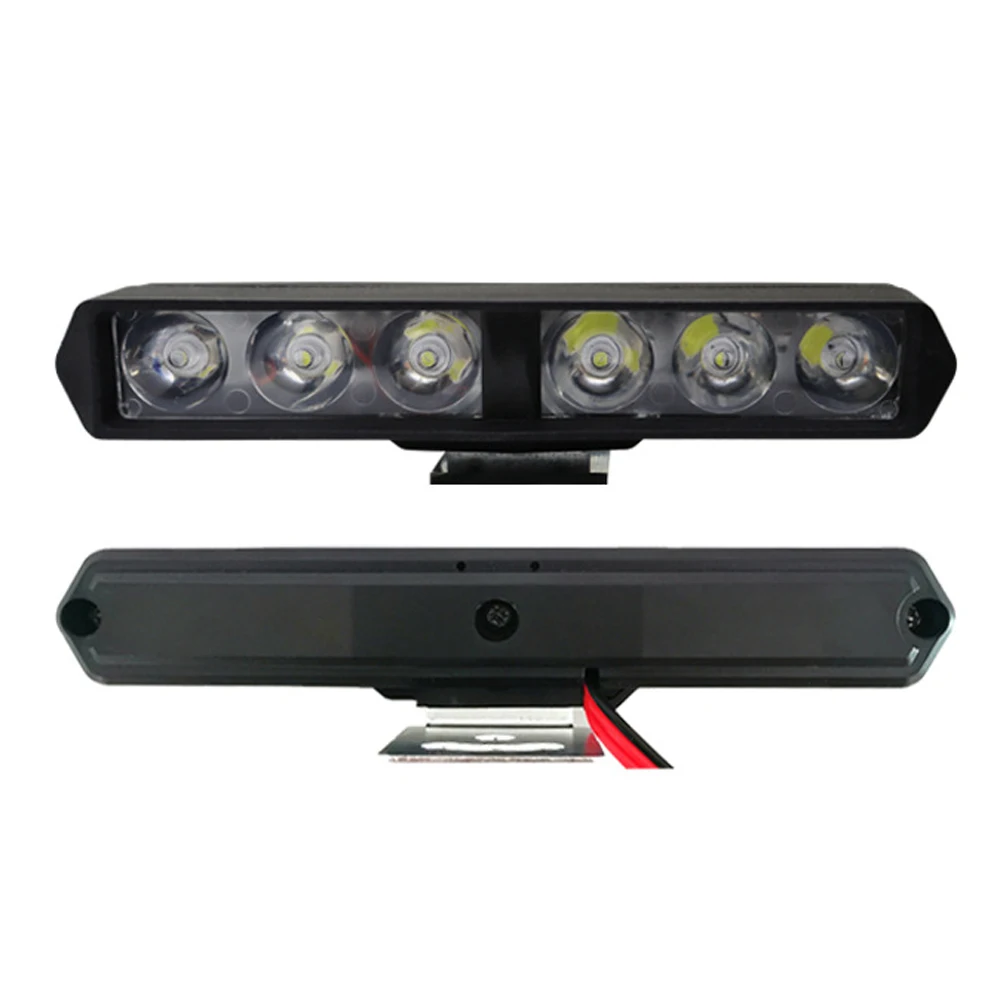 Factory Price 2pcs Motorcycle Headlight SpotLights DRL Flash 6LED High Brightness Lamp Electric Vehicle Autocycle Modified Bulbs