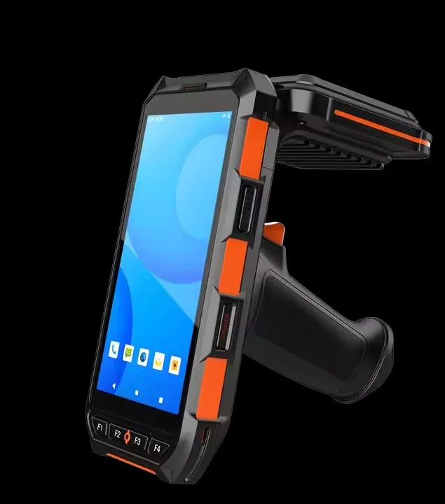 Считыватель Rfid с зарядным устройством 4 ГБ + 64 Android 11 long range handhd rfid reader bluetooth
