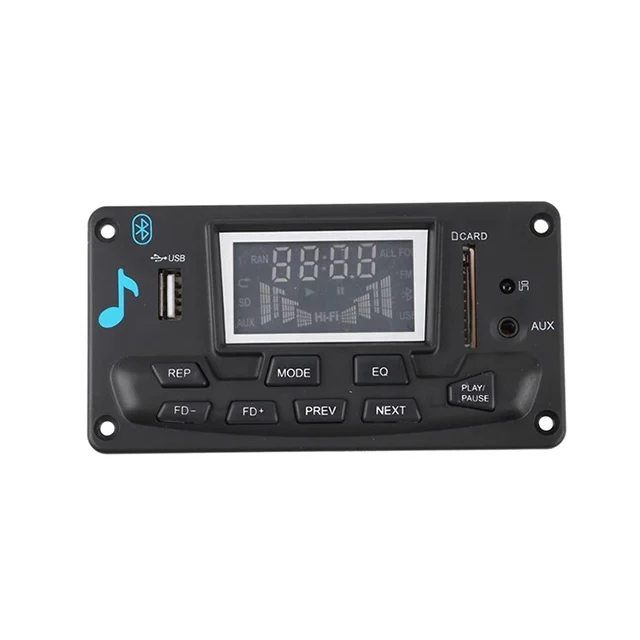 New Arrival 5V/12V Mp3 Wireless Module BT Transmitter Receiver FM TF Radio Wireless Audio Decoder Board
