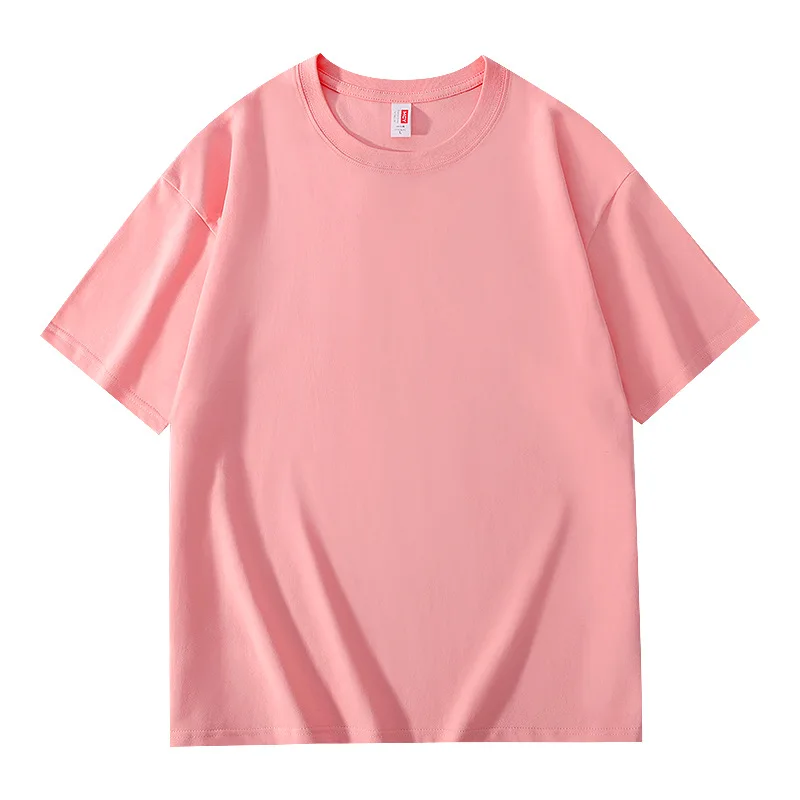 Rts Fashion High Quality Round Neck Printed Graphic Custom Heavyweight Cotton T Shirts Men Casual Blank T Shirt