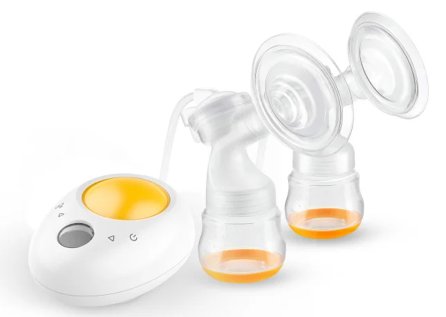 Silicone hand free breast pump Intelligent baby feeding patent design