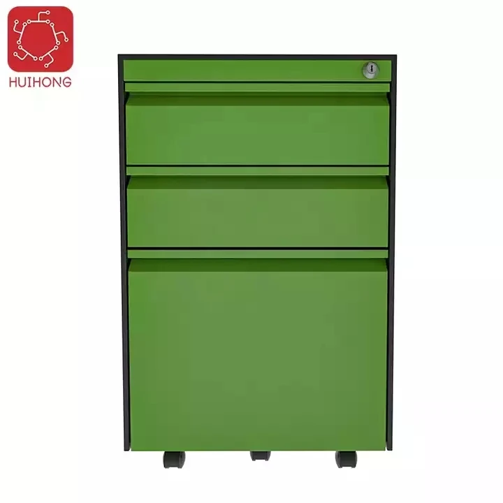 Huihong Office Small Locker Storage Cabinet With Wheels For Home