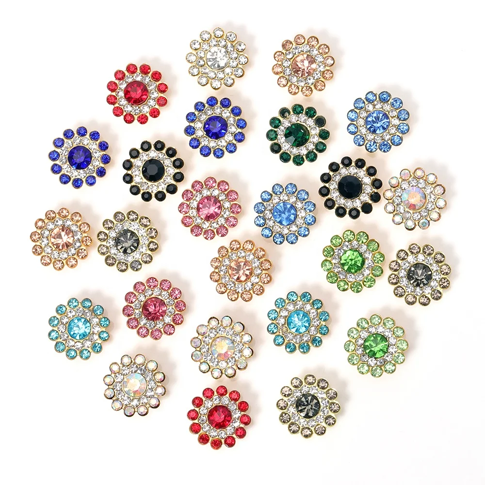 Crystal Claw Rhinestone Flatback Sewing Cabochons Bezel Beads for Jewelry Making DIY Needlework Bows