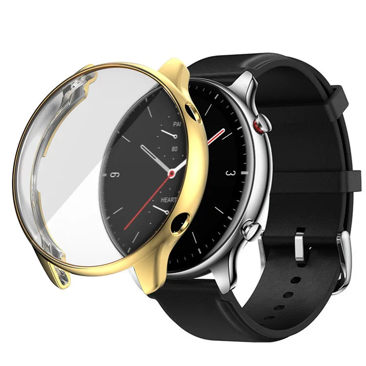 Мягкий чехол BOORUI из ТПУ для Huami amazfit GTR2 смарт-часов защитный с электронным