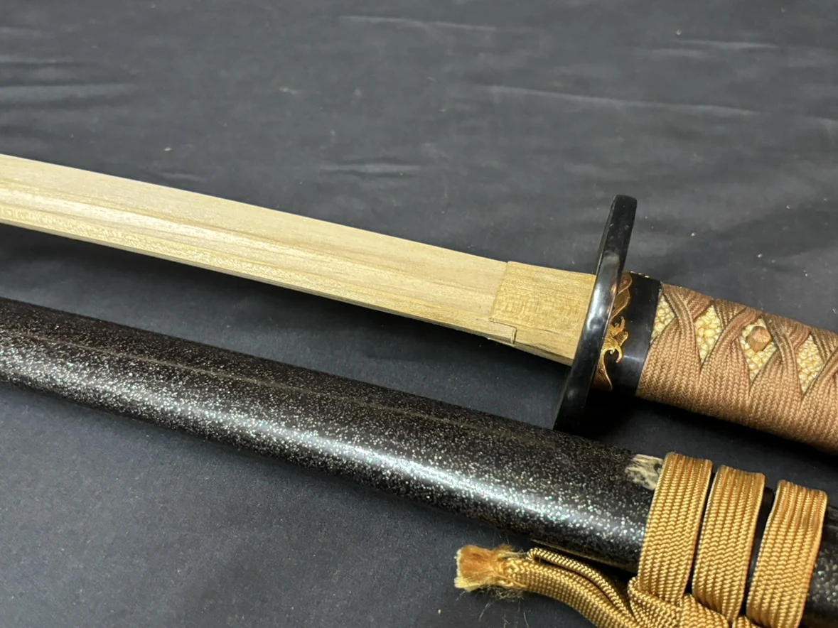 Accessory Object Japanese Samurai Armor Decorative Old Sword Decoration Decor Metal Craft Vintage Home Antique Item